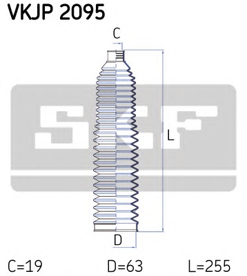 SKF Kormánymű porvédő készlet VKJP2095_SKF