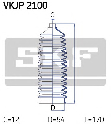 SKF Kormánymű porvédő VKJP2100_SKF