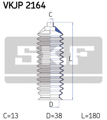 SKF Kormánymű porvédő készlet VKJP2164_SKF