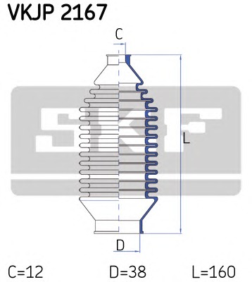 SKF Kormánymű porvédő készlet VKJP2167_SKF