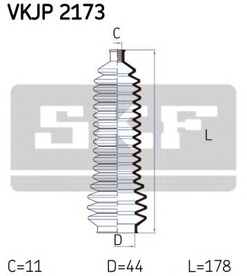 SKF Kormánymű porvédő készlet VKJP2173_SKF