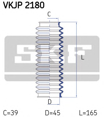 SKF Kormánymű porvédő készlet VKJP2180_SKF