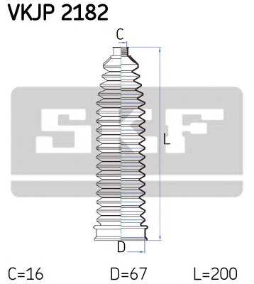 SKF Kormánymű porvédő készlet VKJP2182_SKF