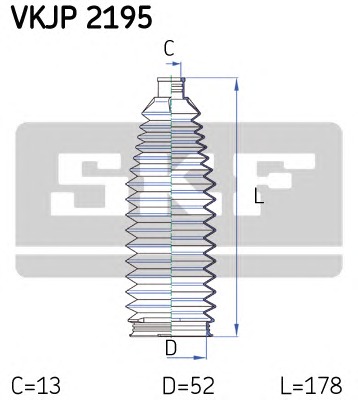 SKF Kormánymű porvédő készlet VKJP2195_SKF