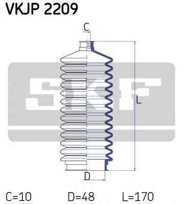 SKF Kormánymű porvédő készlet VKJP2209_SKF