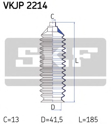 SKF Kormánymű porvédő készlet VKJP2214_SKF