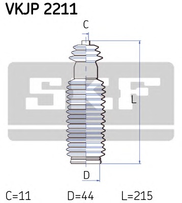 SKF Kormánymű porvédő készlet VKJP2211_SKF