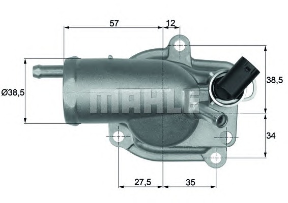 BEHR THERMOT-TRONIk Termosztát TH987_BE