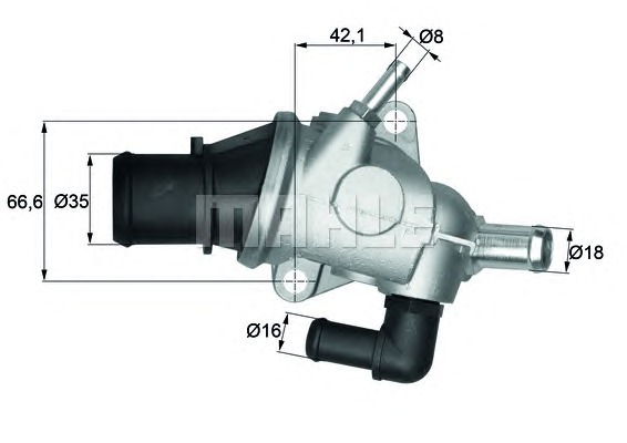 BEHR THERMOT-TRONIk Termosztát TI12588_BE