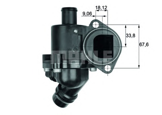 BEHR THERMOT-TRONIk Termosztát házzal TM3105_BE