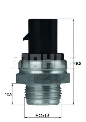 BEHR THERMOT-TRONIk Ventilátor kapcsoló TSW13D_BE