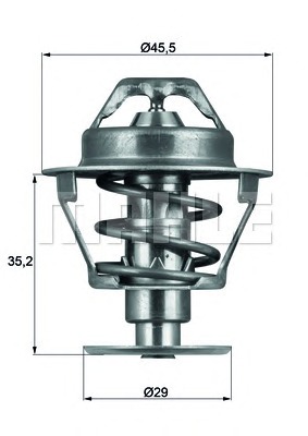 BEHR THERMOT-TRONIk Termosztát+O gyűrű TX8189D_BE