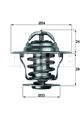 BEHR THERMOT-TRONIk Termosztát+O gyűrű TX1187D_BE