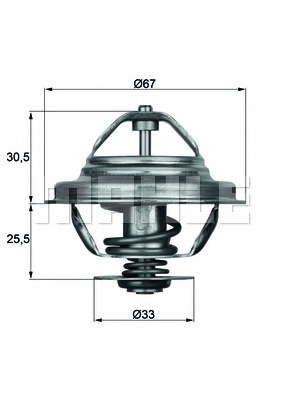 BEHR THERMOT-TRONIk Termosztát+O gyűrű TX2780D_BE