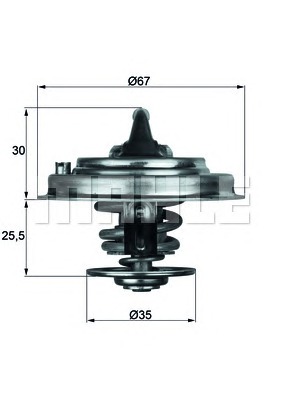 BEHR THERMOT-TRONIk Termosztát TX3080D_BE