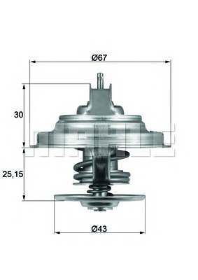 BEHR THERMOT-TRONIk Termosztát TX3192D_BE