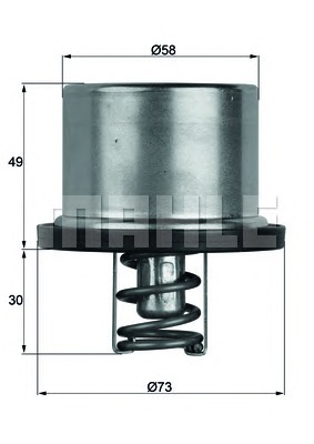 BEHR THERMOT-TRONIk Termosztát+O gyűrű TX3779_BE