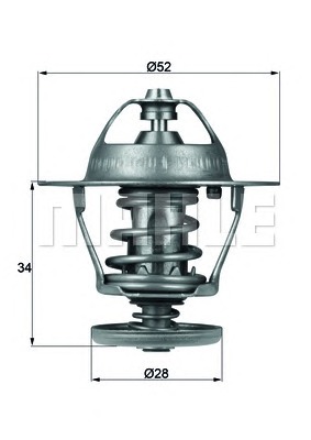 BEHR THERMOT-TRONIk Termosztát+O gyűrű TX6888D_BE