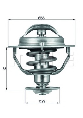 BEHR THERMOT-TRONIk Termosztát+O gyűrű TX7382D_BE