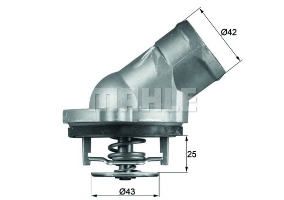 BEHR THERMOT-TRONIk Termosztát házzal TI4587D_BE