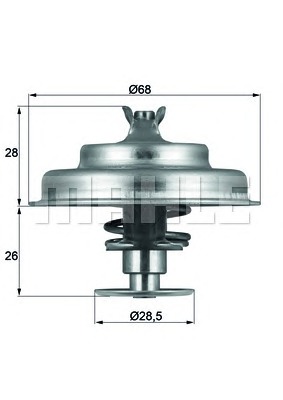 BEHR THERMOT-TRONIk Termosztát TX7580D_BE