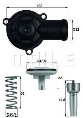 BEHR THERMOT-TRONIk Termosztát TI22087D_BE