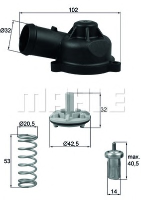 BEHR THERMOT-TRONIk Termosztát TI24483D_BE