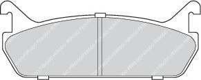 FERODO PREMIER Hátsó fékbetét FDB654
