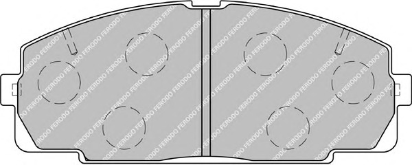 FERODO SL Első fékbetét FSL1884