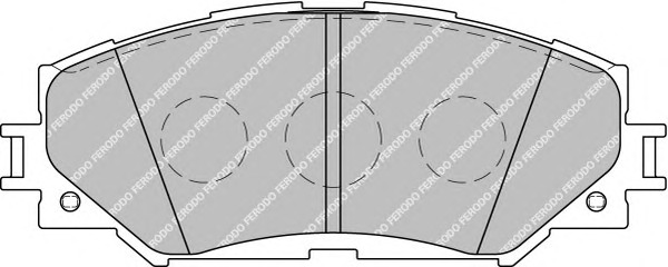 FERODO SL Első fékbetét FSL1891