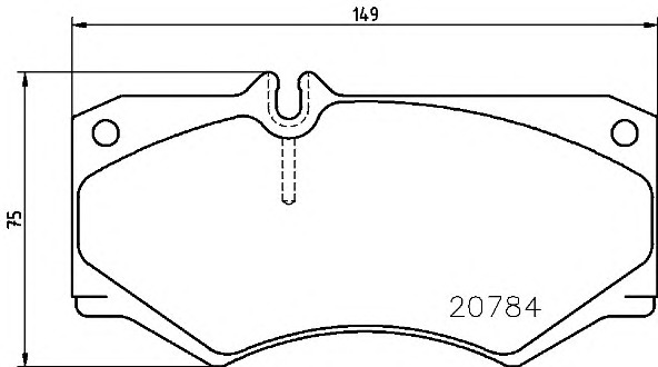 BREMBO Első fékbetét P50003_BREMBO