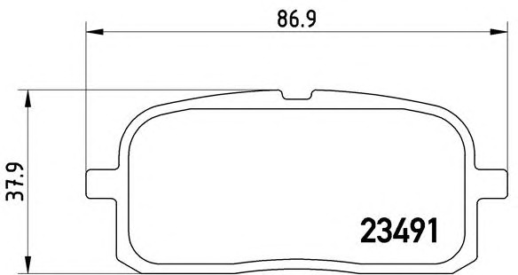 BREMBO Fékbetét, mind P83116_BREMBO