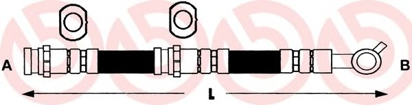 BREMBO Gumifékcső T56019_BREMBO