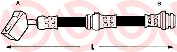 BREMBO Gumifékcső T56086_BREMBO