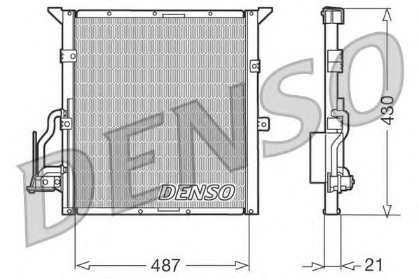 DENSO Klímahűtő DCN05002_DENSO