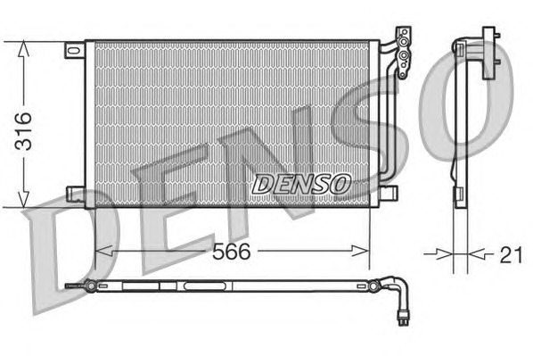 DENSO Klímahűtő DCN05003_DENSO