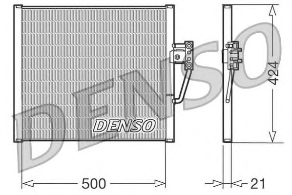 DENSO Klímahűtő DCN05005_DENSO