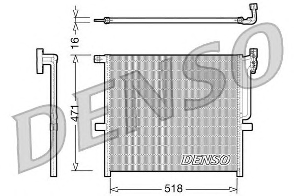 DENSO Klímahűtő DCN05001_DENSO