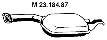 EBER Kipufogódob, középső 23.184.87