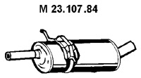 EBER Kipufogódob, középső 23.107.84