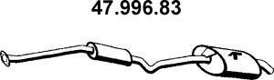 EBER Kipufogódob, hátsó 47.996.83