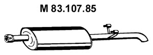 EBER Kipufogódob, középső 83.107.85