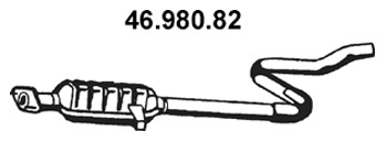 EBER Kipufogódob, középső 46.980.82