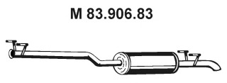 EBER Kipufogódob, középső 83.906.83