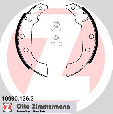 ZIMMERMANN Fékpofa 10990.136.3_ZIM