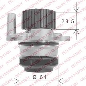 DELPHI Vízpumpa WP1897_DEL