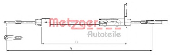 METZGER Kézifék bowden 10.9325_METZ