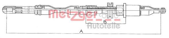 METZGER Kézifék bowden 11.584_METZ