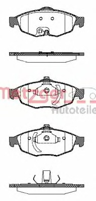 METZGER Első fékbetét 1170754_METZ