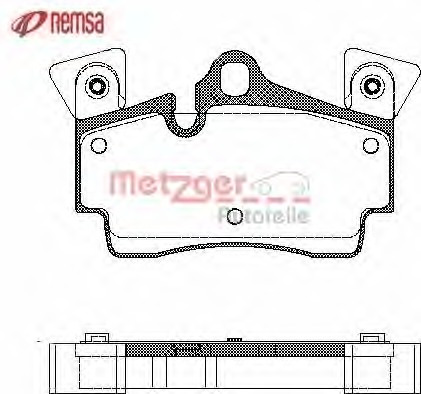 METZGER Fékbetét, mind 1170762_METZ